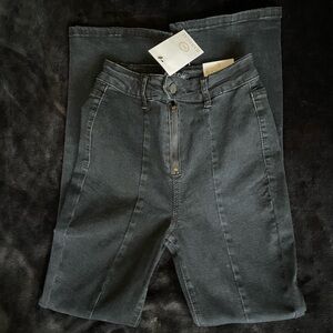 🍂Raregal Zip Flare Jeans